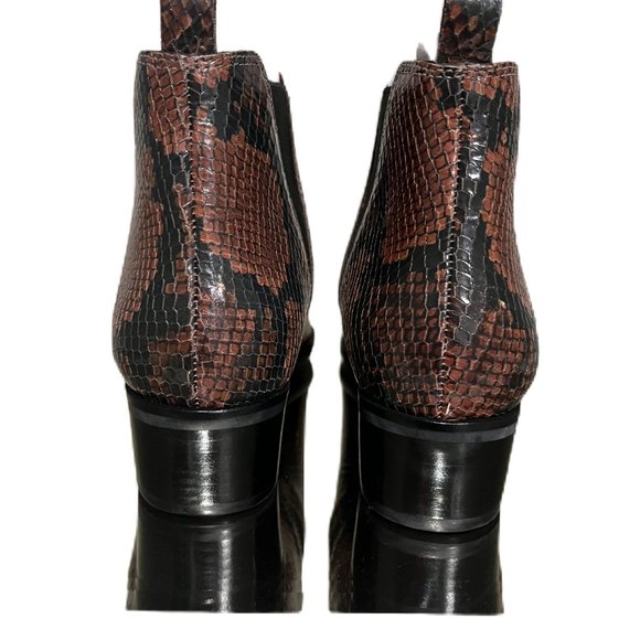 Marc Fischer LTD Chelsea Snakeskin Boot Size 5.5 - Picture 6 of 8